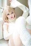 [Cosplay] 狐洛洛子 - 慵懒白猫