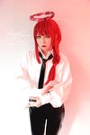 [Cosplay] 小樱 - 玛奇玛 (电锯人)