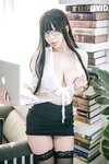 [JVID] 黎菲儿 - 超完美巨乳-色色的女同事加班时の脱衣诱惑