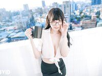 [JVID] 黎菲儿 - 超完美巨乳-色色的女同事加班时の脱衣诱惑