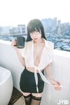 [JVID] 黎菲儿 - 超完美巨乳-色色的女同事加班时の脱衣诱惑