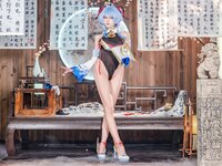 黏黏团子兔 (咬一口兔娘) - 2024年11月 循循守月 甘雨 [76P1V-1.92GB]