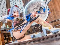 黏黏团子兔 (咬一口兔娘) - 2024年11月 循循守月 甘雨 [76P1V-1.92GB]