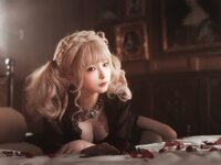 [Cosplay] 蠢沫沫 - 黑红纱裙
