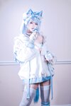 [Cosplay] 狐洛洛子 - 水色猫猫头