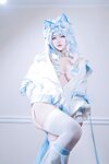 [Cosplay] 狐洛洛子 - 水色猫猫头