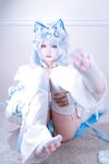 [Cosplay] 狐洛洛子 - 水色猫猫头