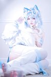 [Cosplay] 狐洛洛子 - 水色猫猫头