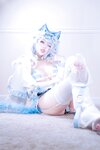 [Cosplay] 狐洛洛子 - 水色猫猫头