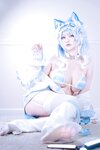 [Cosplay] 狐洛洛子 - 水色猫猫头