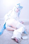 [Cosplay] 狐洛洛子 - 水色猫猫头