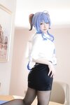 [Cosplay] Eriri 樱梨梨 - Ganyu Secretary 甘雨秘书