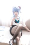 [Cosplay] Eriri 樱梨梨 - Ganyu Secretary 甘雨秘书
