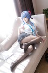 [Cosplay] Eriri 樱梨梨 - Ganyu Secretary 甘雨秘书