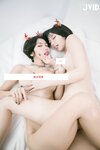 [JVID] Verna & 伊芙蝶 - 情欲双子-鹿女派对后的3P愿望