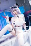 [Cosplay] 雪晴Astra - 万圣节 护士刻晴