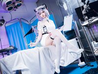 [Cosplay] 雪晴Astra - 万圣节 护士刻晴