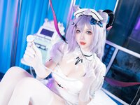 [Cosplay] 雪晴Astra - 万圣节 护士刻晴