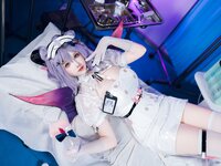 [Cosplay] 雪晴Astra - 万圣节 护士刻晴