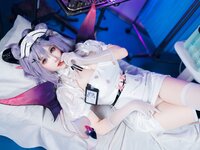 [Cosplay] 雪晴Astra - 万圣节 护士刻晴