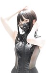 [Cosplay] Hua Ling 花铃 - Gray silk leather jacket 灰丝皮衣