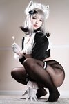 [Cosplay] 狐洛洛子 - 拘束银狐
