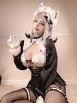 [Cosplay] 狐洛洛子 - 拘束银狐
