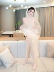 [Cosplay] 晚苏susu 白丝婚纱