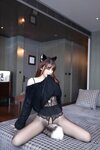 [Cosplay] 陆萱萱 - 魅惑黑丝