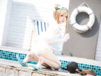 [Cosplay] 焖焖碳 - 少女前线 索米 泳装