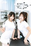 [JVID] 肉包Mini & 白金 - 性处理专门病栋-痴女护理师性感-专门帮累积性欲的患者提供口交的治疗服务