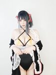 [Cosplay] 星澜是澜澜叫澜妹呀 - 汤屋女仆自拍