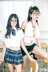 [JVID] 妍妍 Angel & 俄罗斯公主 - 精华作品【禁忌的师生恋】教师里的OL和JK肉欲百合