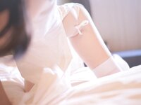 [Cosplay] Feather_rr 前羽_rr - White silk cheongsam 白丝旗袍