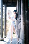 [Cosplay] Kyokyo 沉迷汉堡王 - Hanbao King's Robe 汉堡王旗袍
