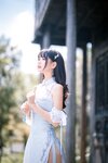 [Cosplay] Kyokyo 沉迷汉堡王 - Hanbao King's Robe 汉堡王旗袍