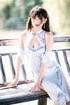 [Cosplay] Kyokyo 沉迷汉堡王 - Hanbao King's Robe 汉堡王旗袍