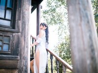 [Cosplay] Kyokyo 沉迷汉堡王 - Hanbao King's Robe 汉堡王旗袍