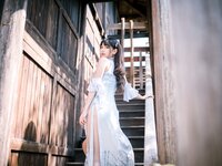 [Cosplay] Kyokyo 沉迷汉堡王 - Hanbao King's Robe 汉堡王旗袍