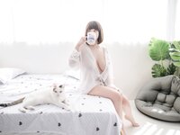 [JVID] Ruru茹茹 - 【H級豪巨乳】寄宿家中的前同事－茹茹，一早醒來就衣衫不整！豪乳在眼前晃的我頭好暈啊～～～
