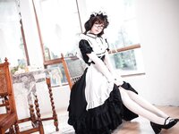 [Cosplay] Abaorabbit 阿包也是兔娘 - Traditional long skirt maid 传统长裙女仆