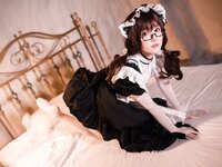 [Cosplay] Abaorabbit 阿包也是兔娘 - Traditional long skirt maid 传统长裙女仆