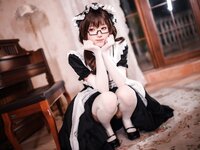 [Cosplay] Abaorabbit 阿包也是兔娘 - Traditional long skirt maid 传统长裙女仆