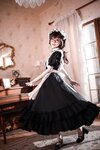 [Cosplay] Abaorabbit 阿包也是兔娘 - Traditional long skirt maid 传统长裙女仆