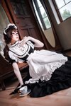 [Cosplay] Abaorabbit 阿包也是兔娘 - Traditional long skirt maid 传统长裙女仆