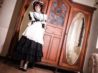 [Cosplay] Abaorabbit 阿包也是兔娘 - Traditional long skirt maid 传统长裙女仆