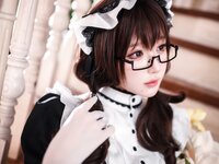 [Cosplay] Abaorabbit 阿包也是兔娘 - Traditional long skirt maid 传统长裙女仆