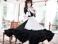[Cosplay] Abaorabbit 阿包也是兔娘 - Traditional long skirt maid 传统长裙女仆