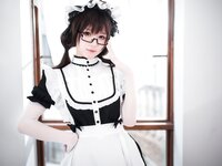 [Cosplay] Abaorabbit 阿包也是兔娘 - Traditional long skirt maid 传统长裙女仆