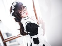 [Cosplay] Abaorabbit 阿包也是兔娘 - Traditional long skirt maid 传统长裙女仆